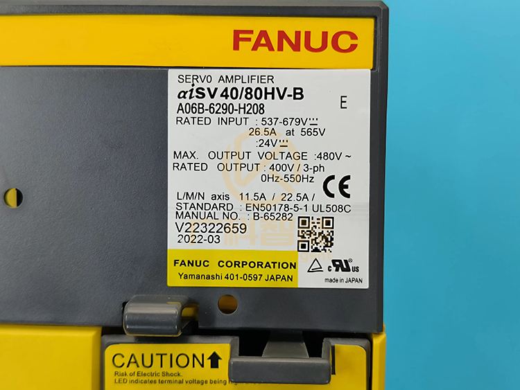 FANUC放大？锳06B-6290-H208 αisv 40/80HV-B